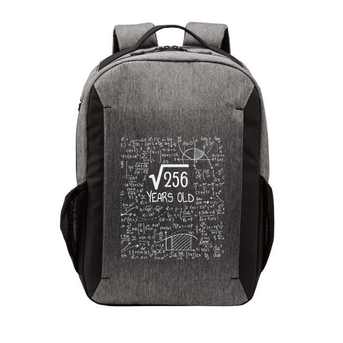 16th Birthday Square Root Of 256 16 Years Old Vector Backpack