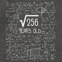 16th Birthday Square Root Of 256 16 Years Old Vector Backpack