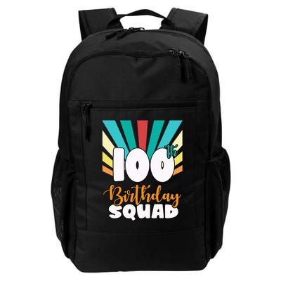 100th Birthday Squad 100 Years Old Backpack