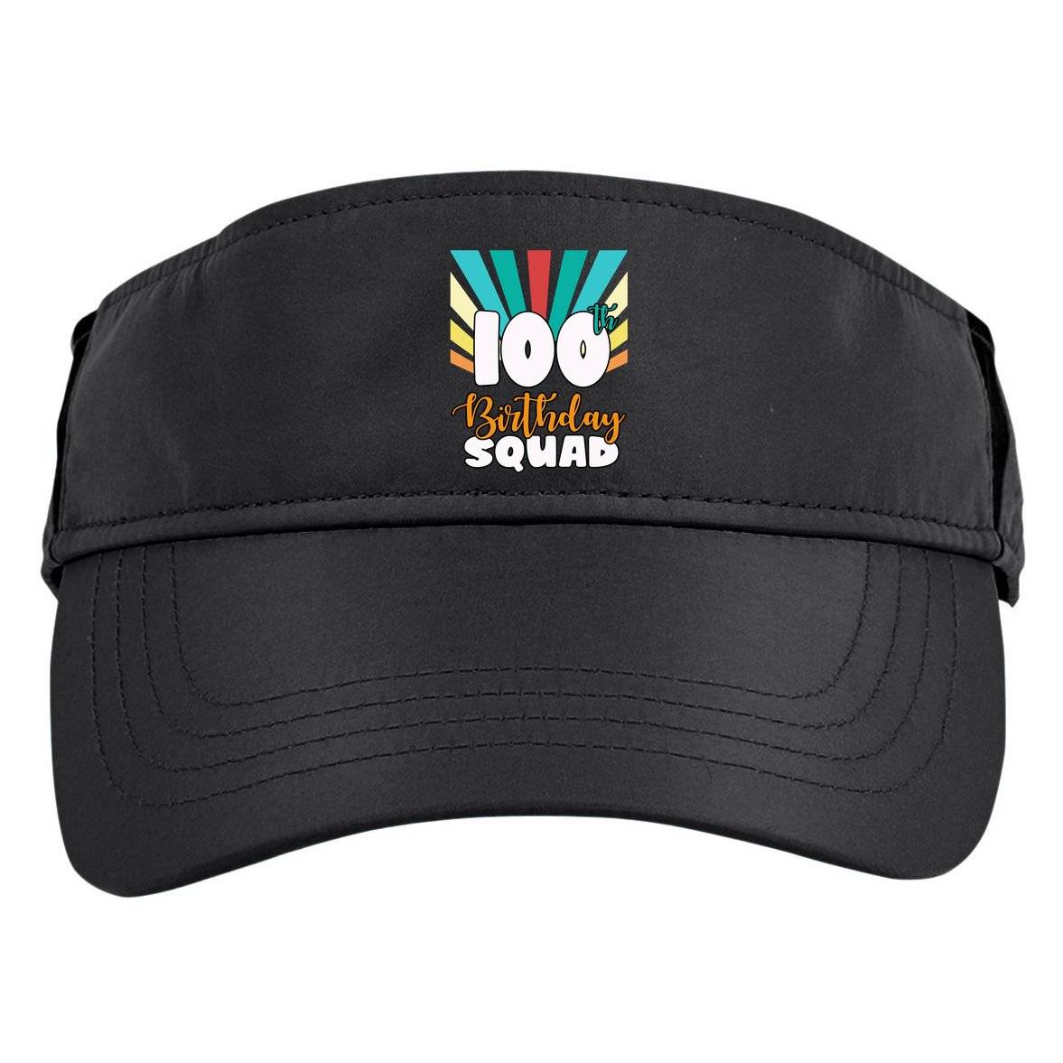 100th Birthday Squad 100 Years Old Adult Drive Performance Visor