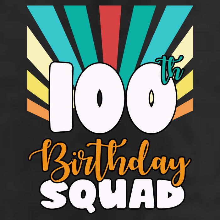 100th Birthday Squad 100 Years Old Adult Drive Performance Visor