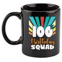 100th Birthday Squad 100 Years Old 11oz C Handle Ceramic Mug