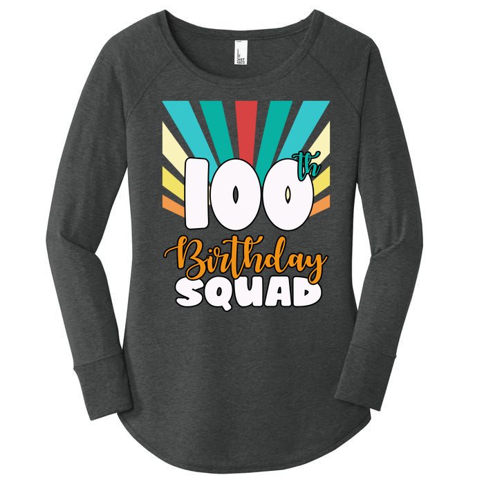 100th Birthday Squad 100 Years Old Women's Perfect Tri Tunic Long Sleeve Shirt