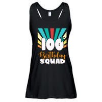 100th Birthday Squad 100 Years Old Ladies Essential Flowy Tank