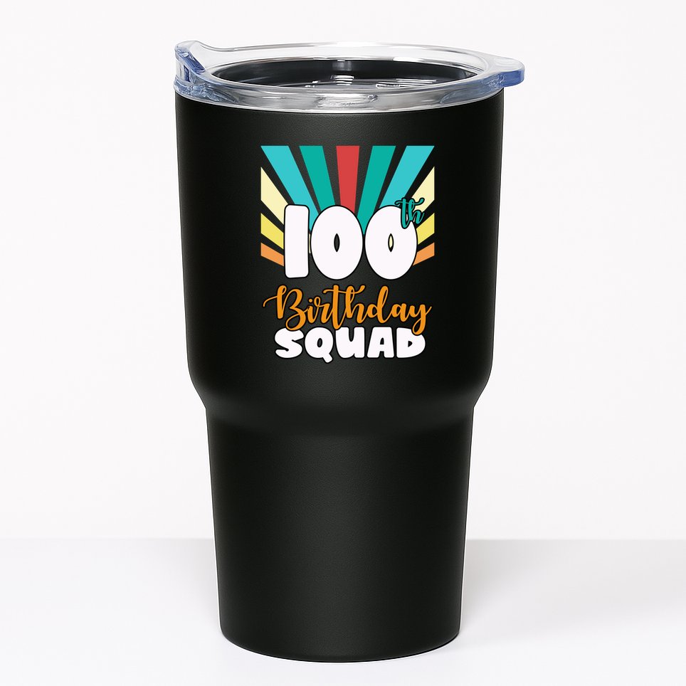 100th Birthday Squad 100 Years Old Tumbler