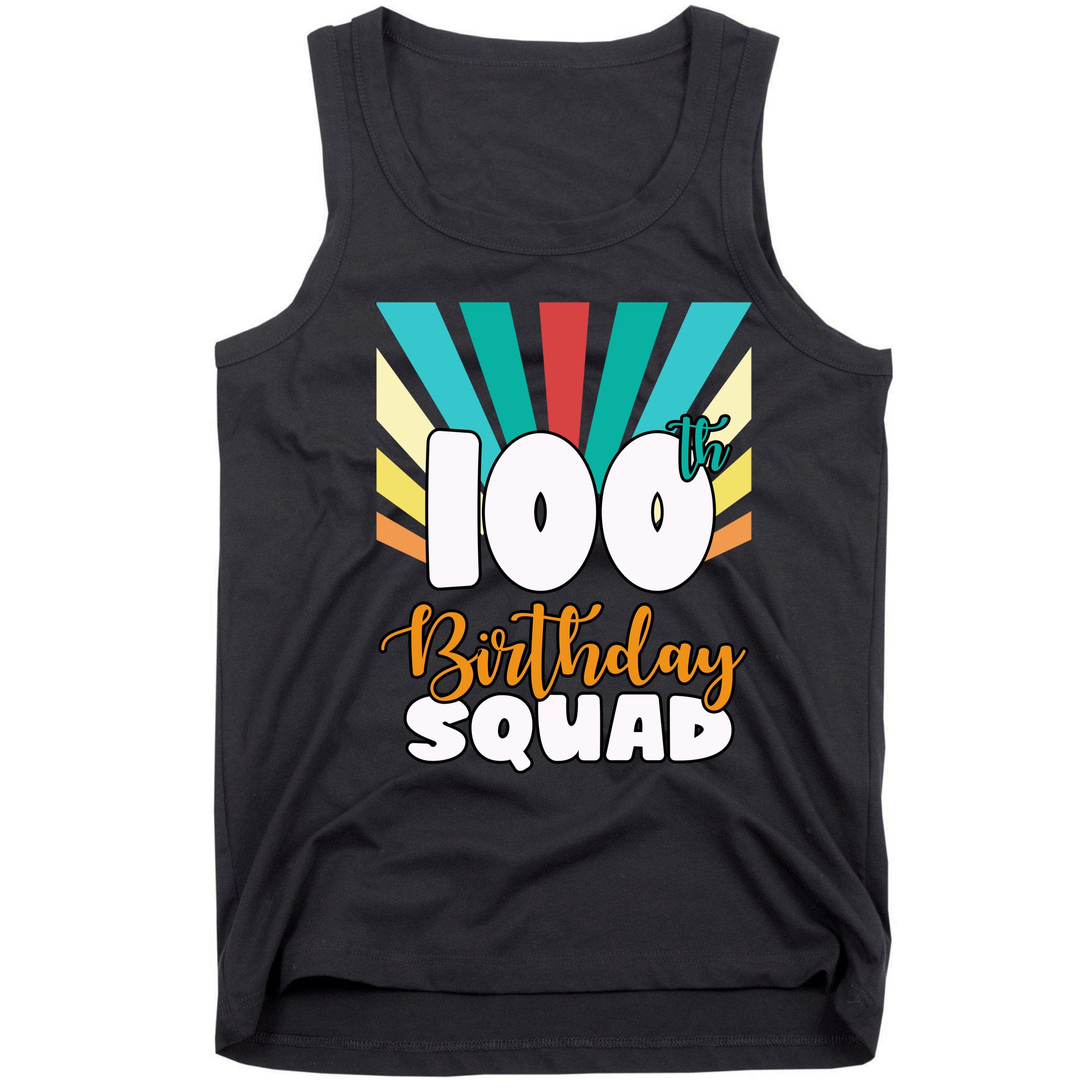 100th Birthday Squad 100 Years Old Tank Top