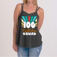 100th Birthday Squad 100 Years Old Women's Strappy Tank