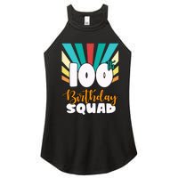 100th Birthday Squad 100 Years Old Women's Perfect Tri Rocker Tank