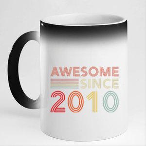 13yr BDay Son Boy Funny 2010 13th 13 Year Old Birthday 11oz Black Color Changing Mug