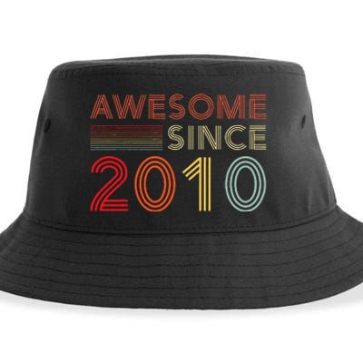 13yr BDay Son Boy Funny 2010 13th 13 Year Old Birthday Sustainable Bucket Hat