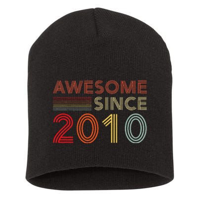 13yr BDay Son Boy Funny 2010 13th 13 Year Old Birthday Short Acrylic Beanie