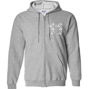 11th Birthday Soccer Graphic 11 Years Full Zip Hoodie