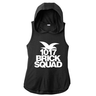 1017 Brick Squad Ladies PosiCharge Tri-Blend Wicking Draft Hoodie Tank