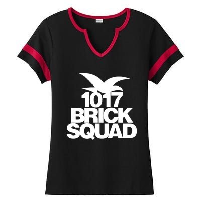 1017 Brick Squad Ladies Halftime Notch Neck Tee