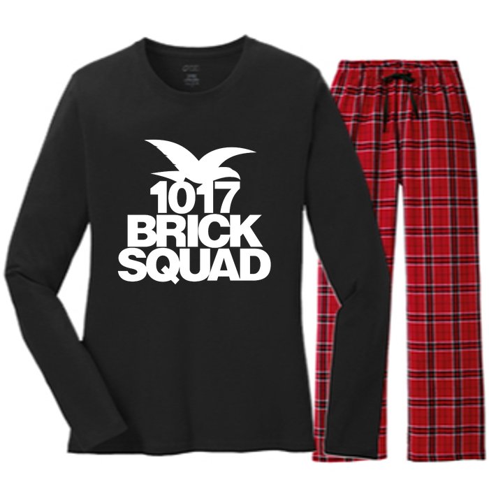 1017 Brick Squad Women's Long Sleeve Flannel Pajama Set 