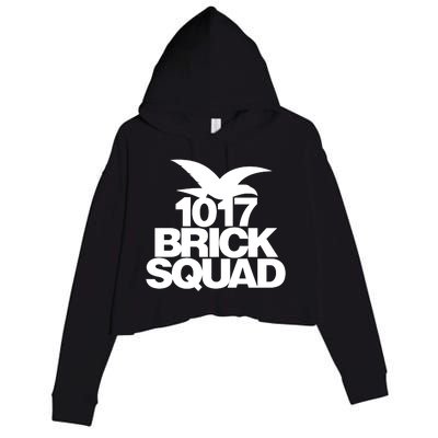 1017 Brick Squad Crop Fleece Hoodie