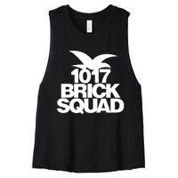 1017 Brick Squad Women's Racerback Cropped Tank