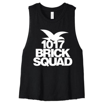 1017 Brick Squad Women's Racerback Cropped Tank