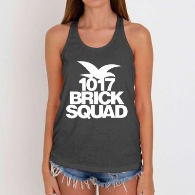 1017 Brick Squad Women's Knotted Racerback Tank