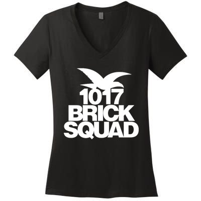 1017 Brick Squad Women's V-Neck T-Shirt