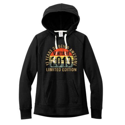 13yr BDay Son 2010 Funny 13th 13 Year Old Birthday Women's Fleece Hoodie