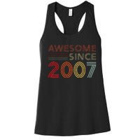 16yr BDay Son Boy Funny 2007 16th 16 Year Old Birthday Women's Racerback Tank