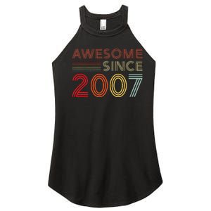 16yr BDay Son Boy Funny 2007 16th 16 Year Old Birthday Women's Perfect Tri Rocker Tank