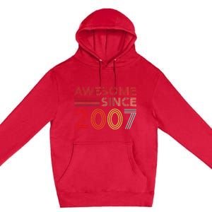 16yr BDay Son Boy Funny 2007 16th 16 Year Old Birthday Premium Pullover Hoodie