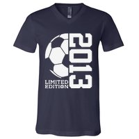 11th Birthday Soccer Limited Edition 2013 V-Neck T-Shirt