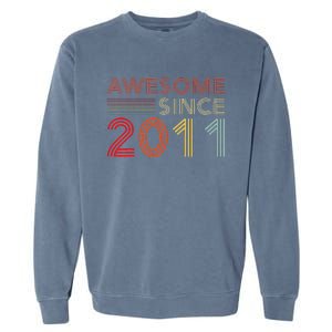 13yr Bday Son Boy Funny 2012 13th 13 Year Old Birthday Garment-Dyed Sweatshirt