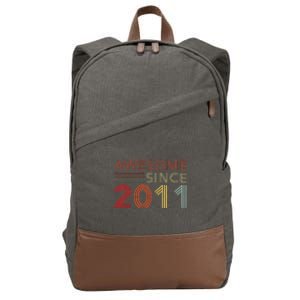 13yr Bday Son Boy Funny 2012 13th 13 Year Old Birthday Cotton Canvas Backpack