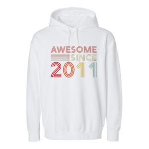 13yr Bday Son Boy Funny 2012 13th 13 Year Old Birthday Garment-Dyed Fleece Hoodie