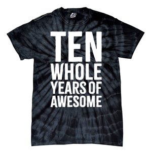 10th Birthday Shirt Gift Boy Age 10 Ten Year Old Boys Son TShirt Tie-Dye T-Shirt