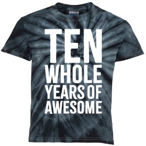 10th Birthday Shirt Gift Boy Age 10 Ten Year Old Boys Son TShirt Kids Tie-Dye T-Shirt