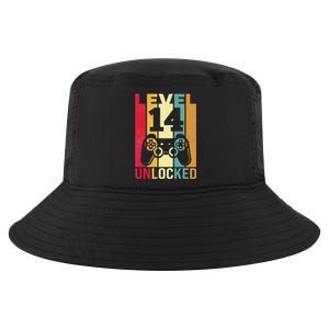 14 Birthday Son Funny Gamer 14th Years Old Cool Comfort Performance Bucket Hat