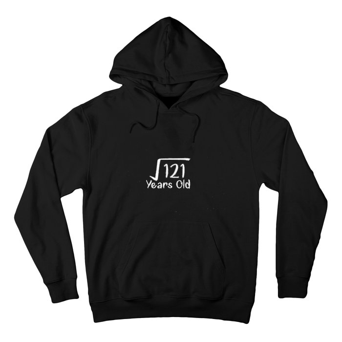 11th Birthday Square Root Of 121 11 Years Old Hoodie