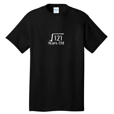 11th Birthday Square Root Of 121 11 Years Old Tall T-Shirt