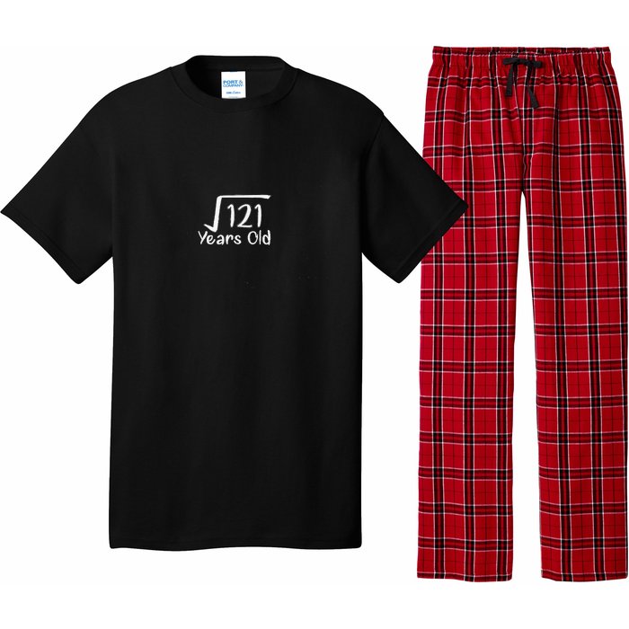 11th Birthday Square Root Of 121 11 Years Old Pajama Set