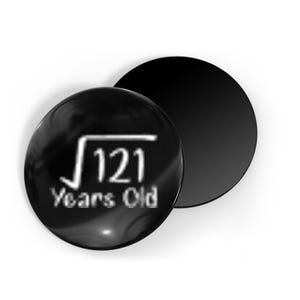 11th Birthday Square Root Of 121 11 Years Old Magnet