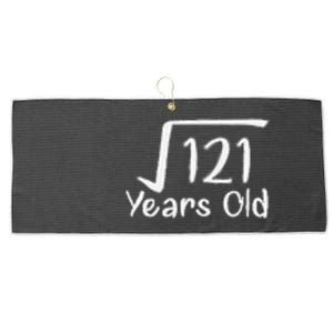 11th Birthday Square Root Of 121 11 Years Old Large Microfiber Waffle Golf Towel