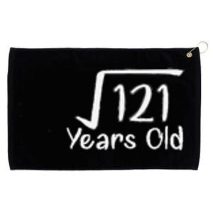 11th Birthday Square Root Of 121 11 Years Old Grommeted Golf Towel