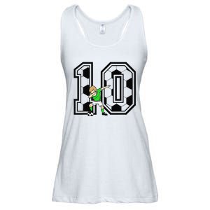 10th Birthday Soccer Player 10 Years Old Ladies Essential Flowy Tank