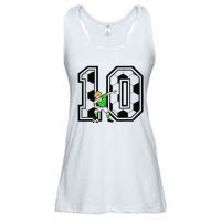 10th Birthday Soccer Player 10 Years Old Ladies Essential Flowy Tank