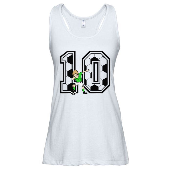 10th Birthday Soccer Player 10 Years Old Ladies Essential Flowy Tank