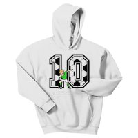 10th Birthday Soccer Player 10 Years Old Kids Hoodie