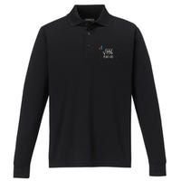 14th Birthday Square Root Of 196 Math Performance Long Sleeve Polo