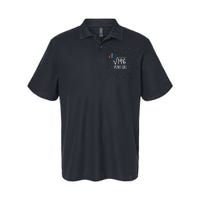 14th Birthday Square Root Of 196 Math Softstyle Adult Sport Polo