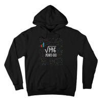 14th Birthday Square Root Of 196 Math Tall Hoodie