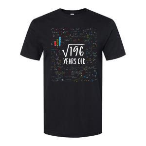 14th Birthday Square Root Of 196 Math Softstyle CVC T-Shirt