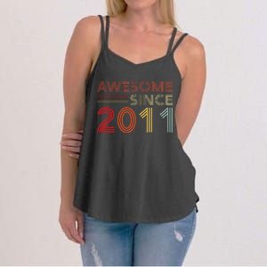 13yr Bday Son Boy Funny 2012 13th 13 Year Old Birthday Women's Strappy Tank